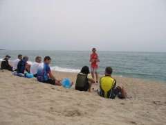 Pause am Strand